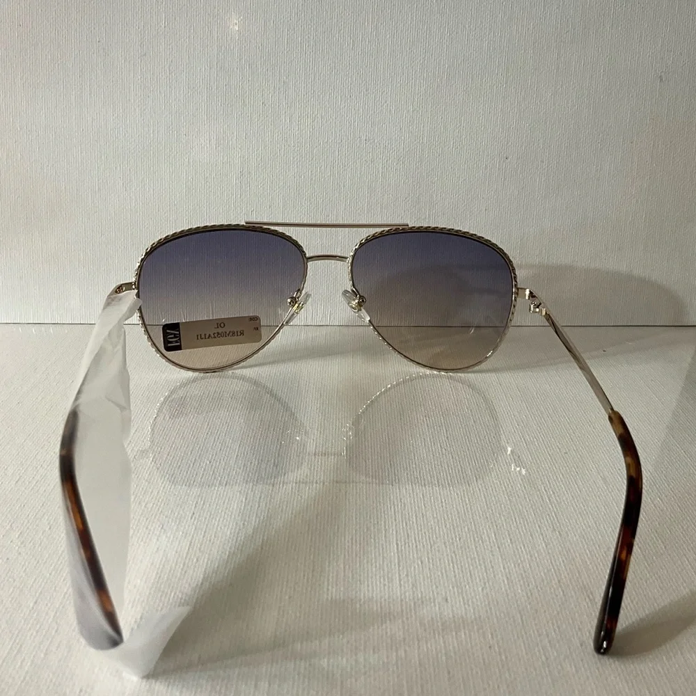 Chic Gold and Purple Women's Sunglasses